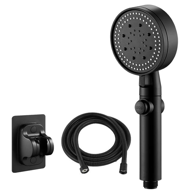 Shower Head with 4 Adjustable Spray Modes, High Pressure Water Saving Showerhead