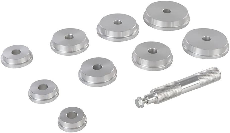 10 Pieces Bearing Race and Seal Driver Set 39.5 - 81 mm